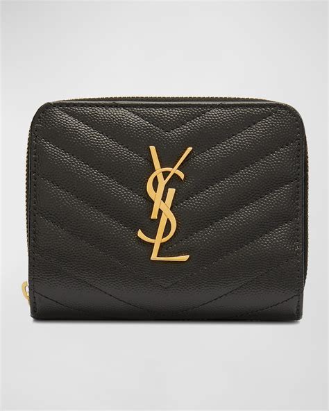 ysl wallet with zip|YSL handmade wallet.